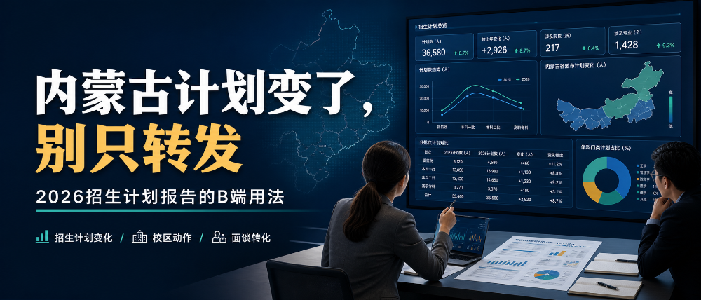 《内蒙古2026招生计划分析》内蒙古计划变了,别只转发