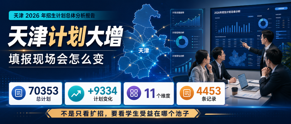 天津计划大增，填报会变吗？