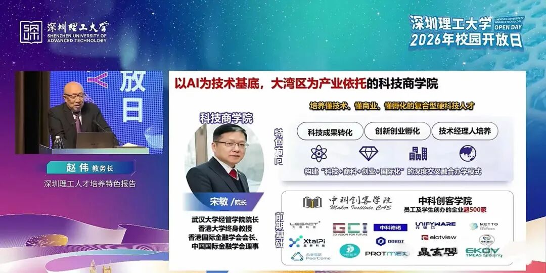 深圳理工大学将建科技商学院