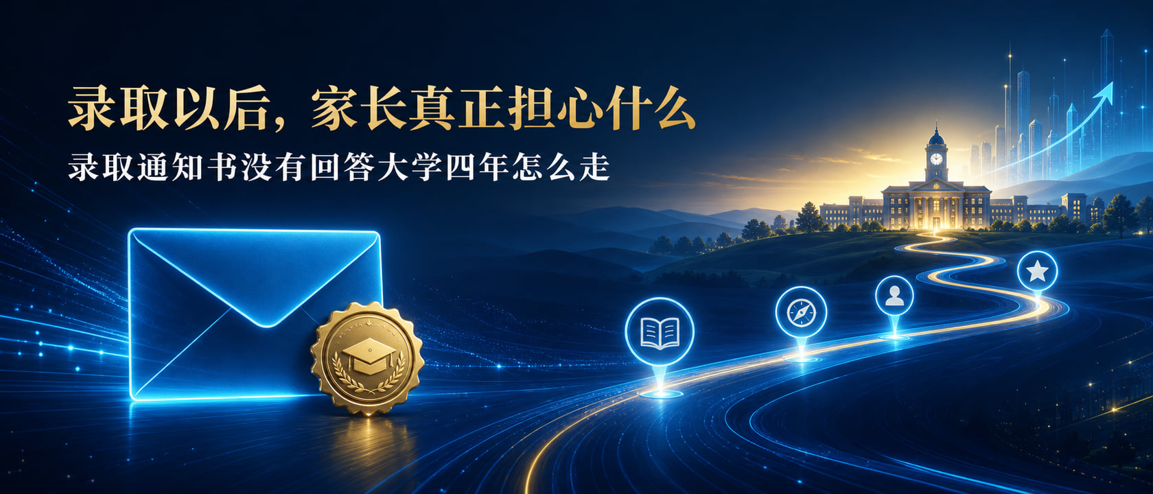 录取以后,家长真正担心什么:录取通知书没有回答大学四年怎么走