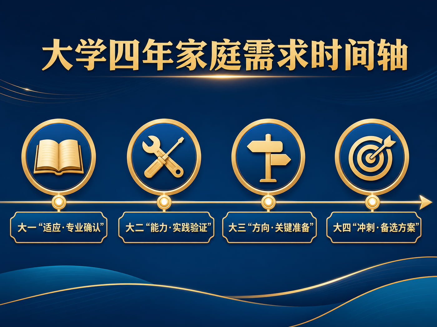 大学四年家庭需求并非一次出现,而是沿关键节点连续发生