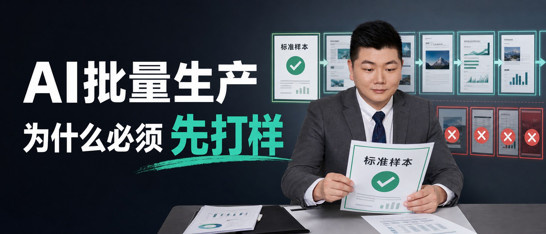 AI批量生产,为什么必须先打样