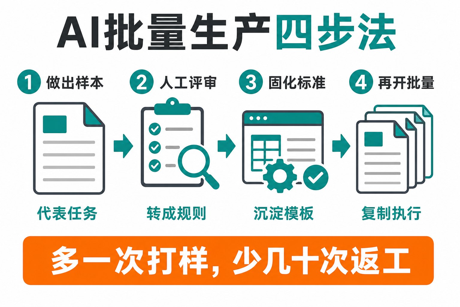 AI批量生产,为什么必须先打样
