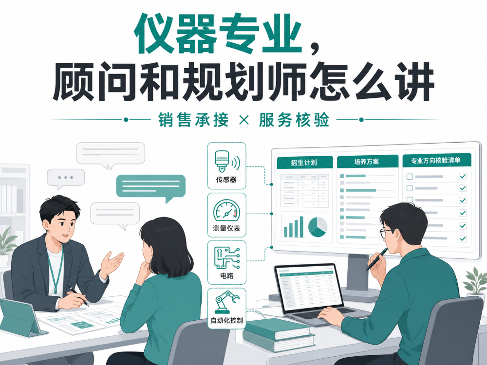 仪器专业,顾问和规划师怎么讲