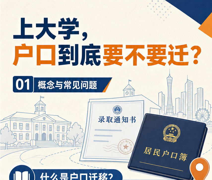 录取通知书到手后,户口要不要迁移?三组现实账先理清