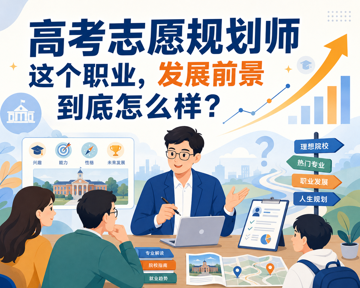 高考志愿规划师这个职业,发展前景到底怎么样?