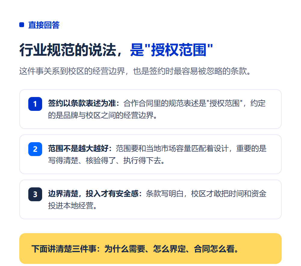 高考志愿填报加盟区域保护怎么算？签约前先看"授权范围"条款