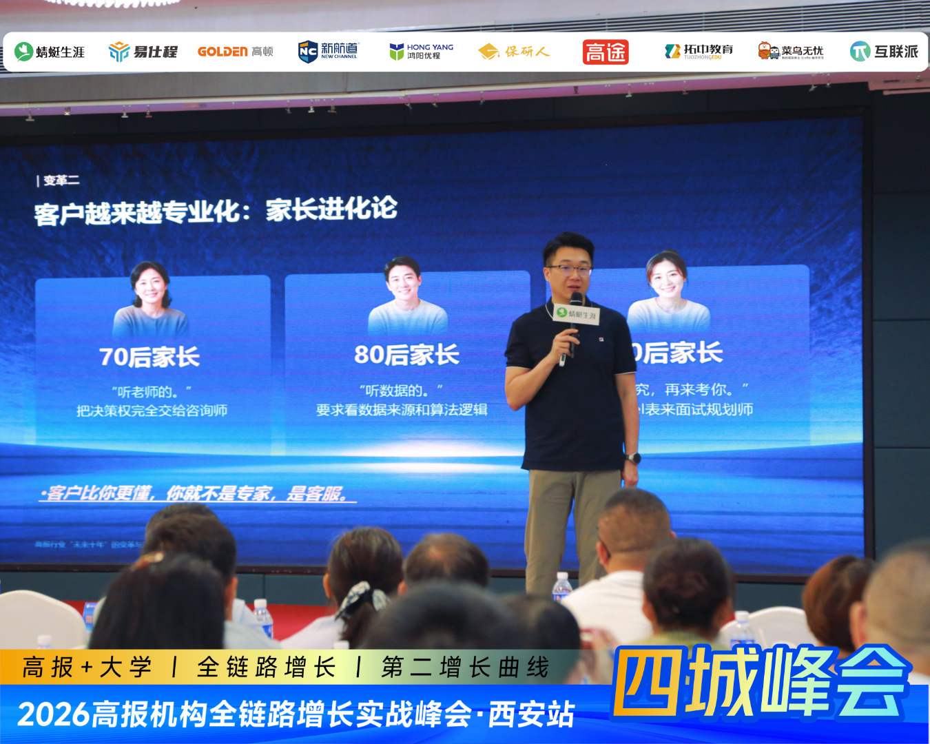 高报机构全链路增长实战峰会西安站圆满收官:两天拆解“升学+就业”全链路,沈阳站8月12日—13日最后一场