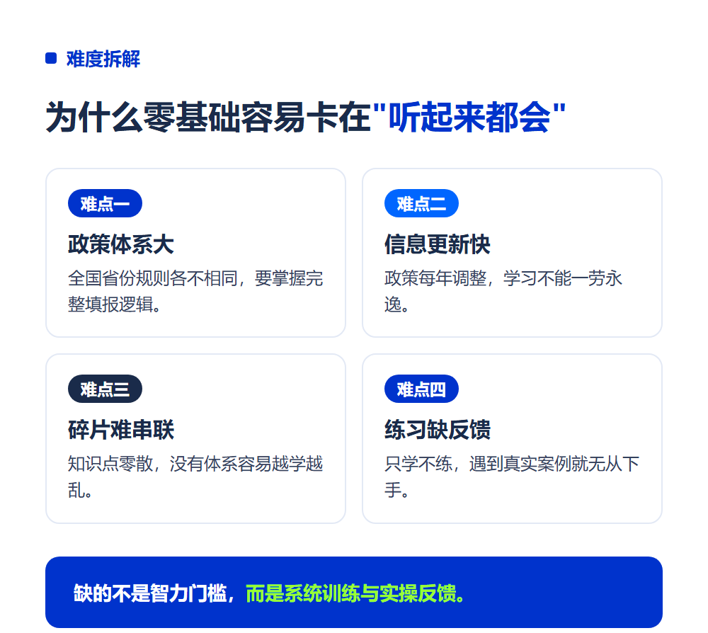学高考志愿规划师难吗？零基础学习难度与适应度分析