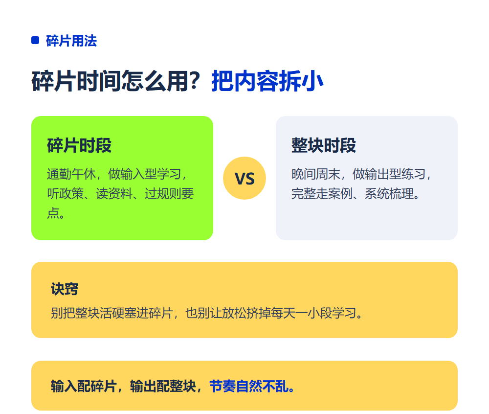 上班族怎么安排规划师学习？在职人群学习节奏规划