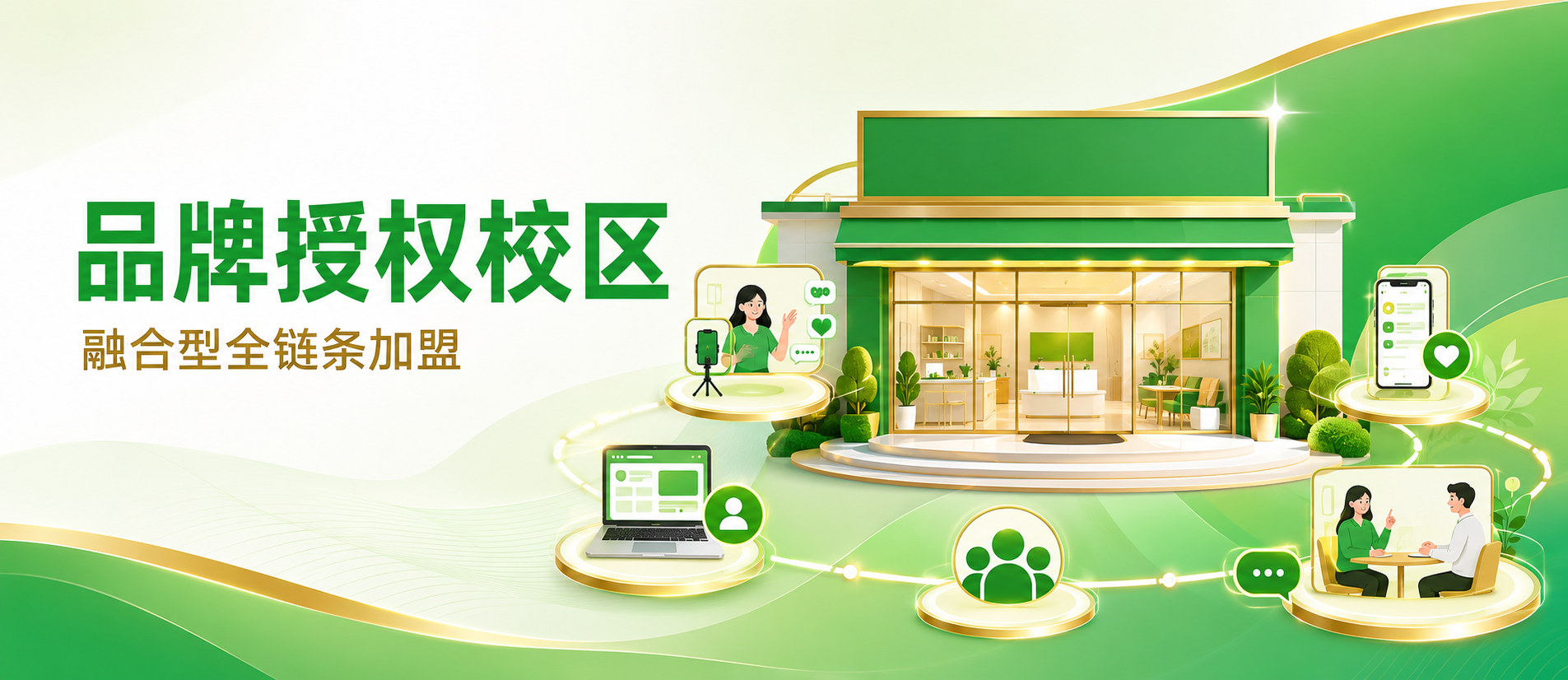 蜻蜓生涯高考志愿填报品牌授权校区 · 融合型全链条加盟