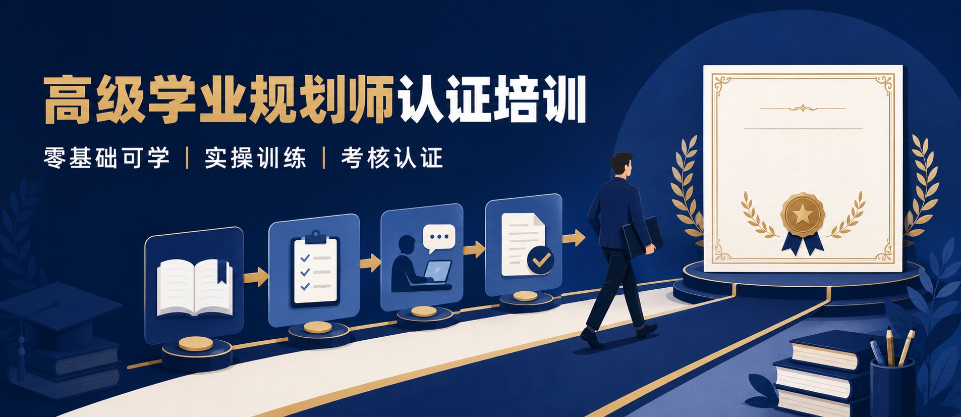 蜻学高级学业规划师认证培训-系统化高报知识+实操训练+考核认证(零基础可学)