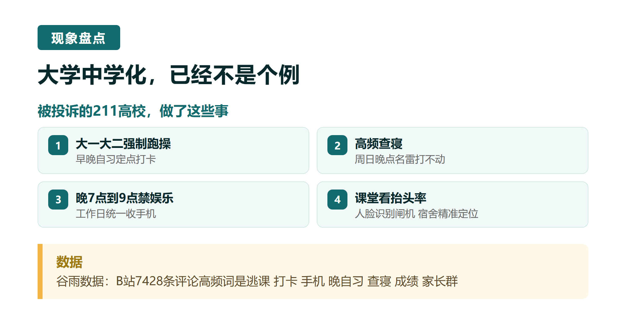 一. 大学中学化,已经不是个例
