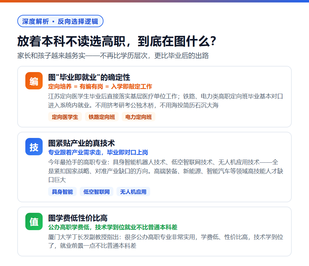 超本科线91分却主动选专科?2026年高考志愿反向填报现象深度解析