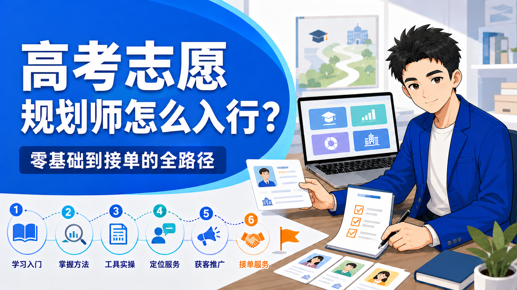 高考志愿规划师怎么入行?零基础到接单的全路径