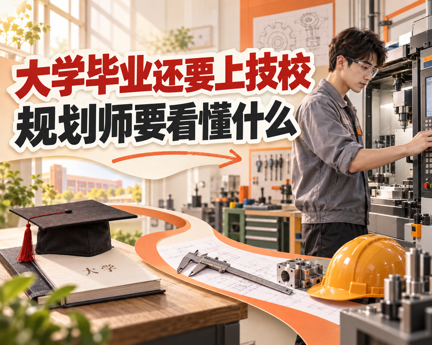大学毕业还要上技校，规划师要看懂什么