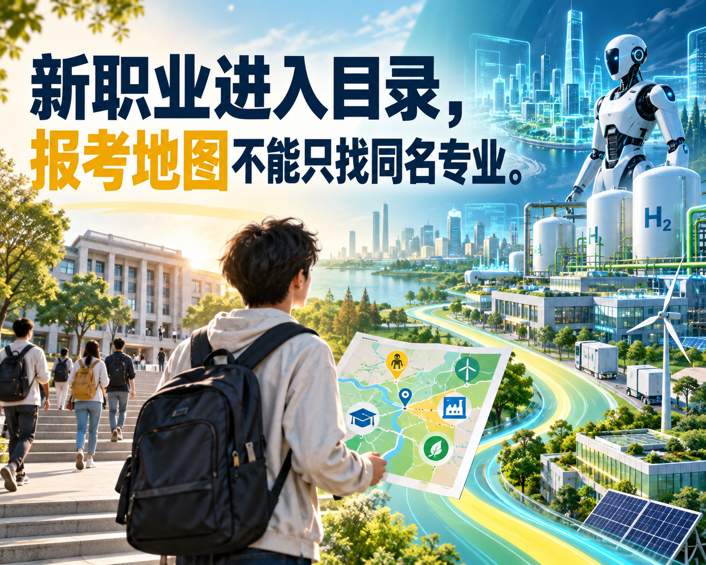 新职业进入目录,报考地图不能只找同名专业