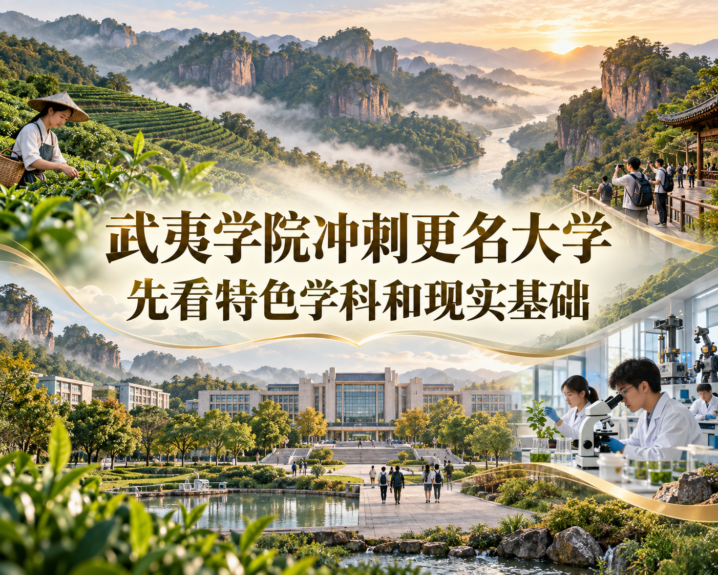 武夷学院冲刺更名大学，先看特色学科和现实基础