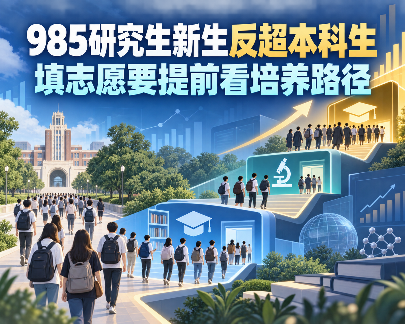 985研究生新生反超本科生，填志愿要提前看培养路径