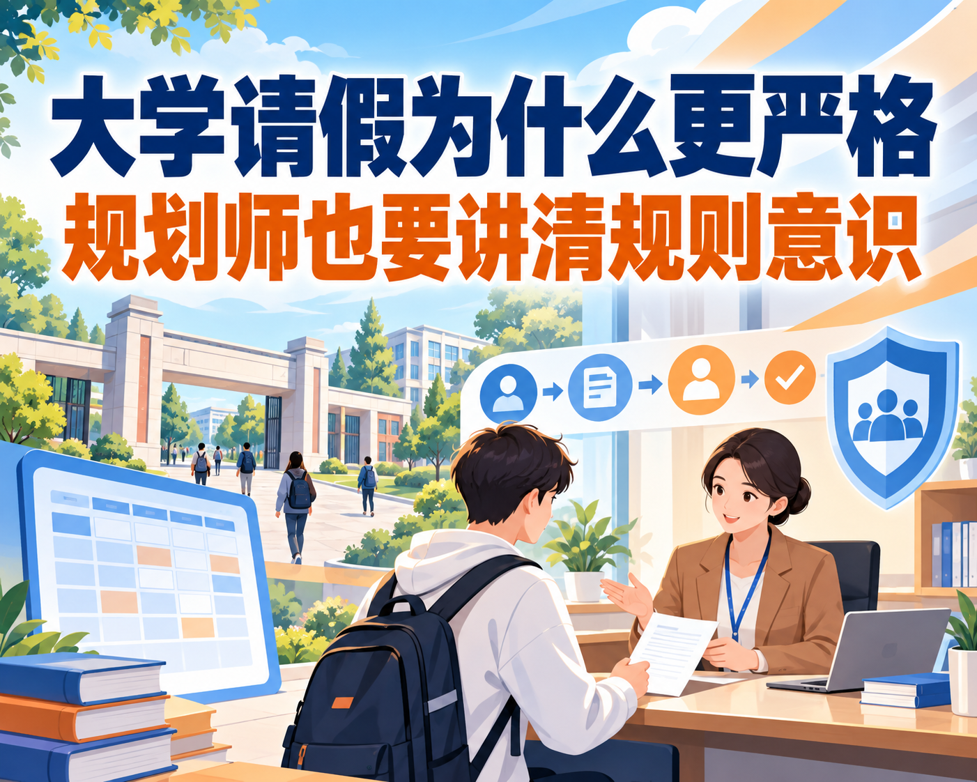 大学请假为什么更严格，规划师也要讲清规则意识
