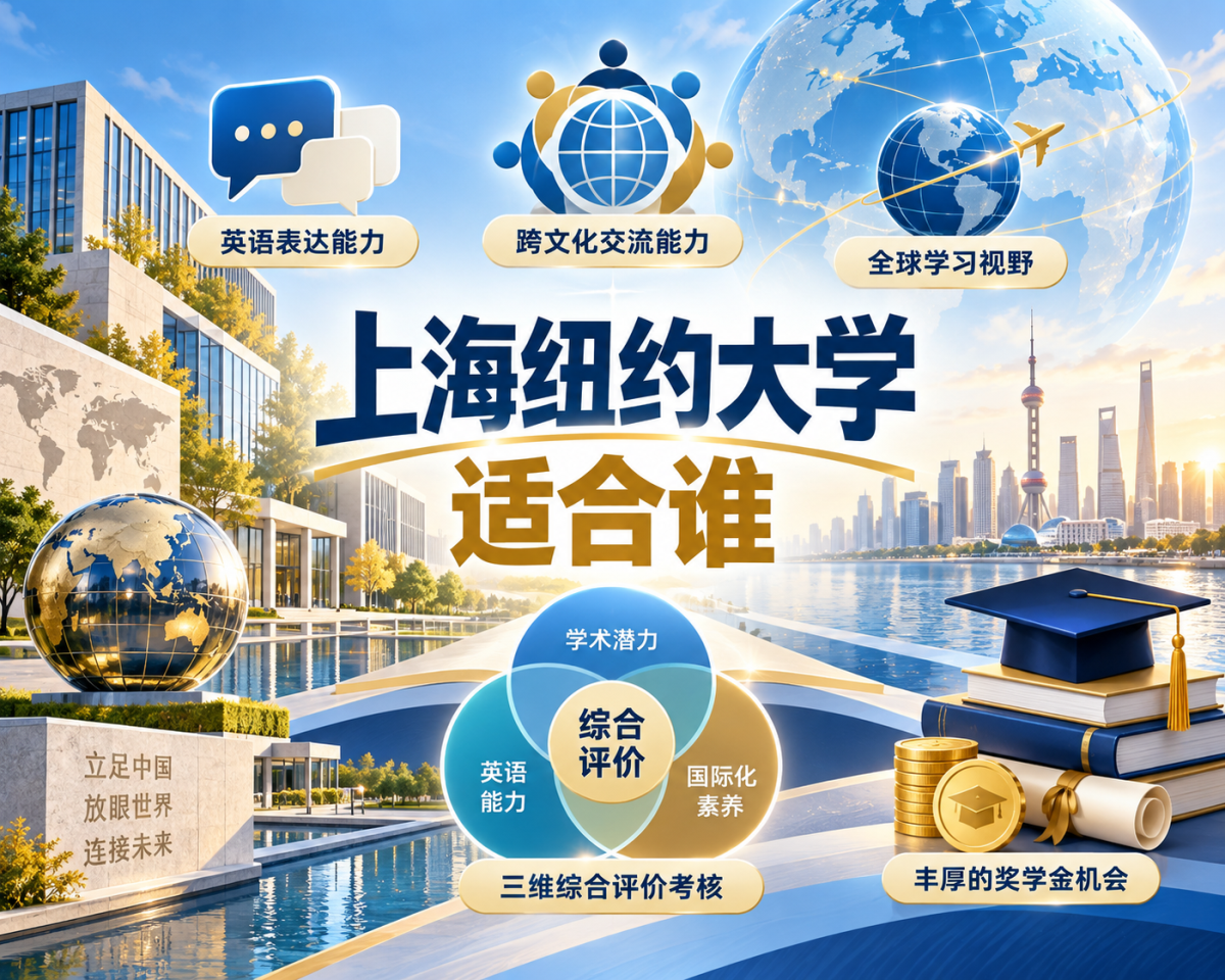 上海纽约大学适合谁，综合评价要看英语和国际化能力