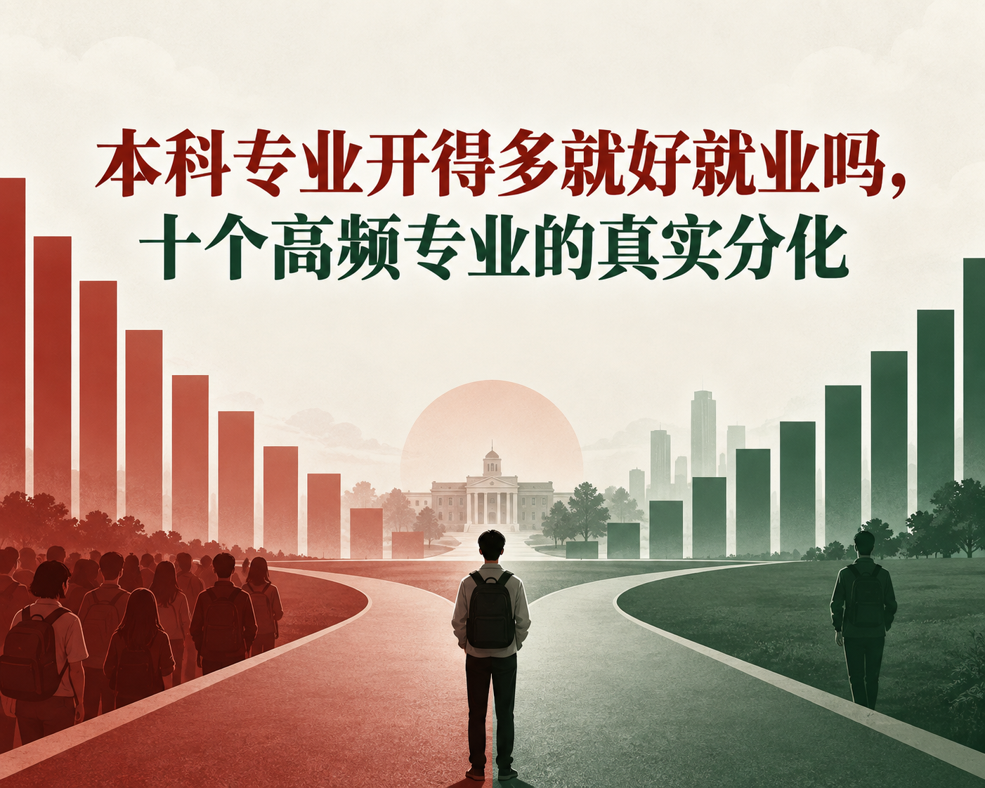 本科专业开得多就好就业吗，十个高频专业的真实分化