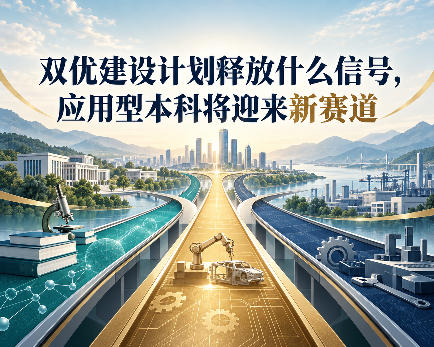 双优建设计划释放什么信号,应用型本科将迎来新赛道