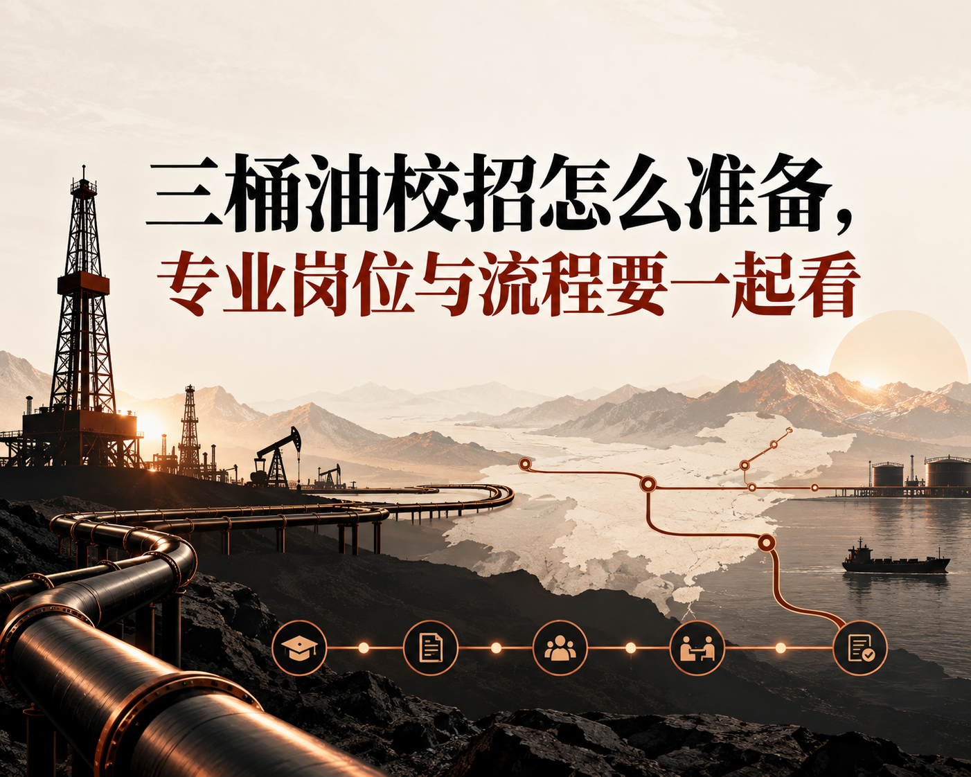 三桶油校招怎么准备,专业岗位与流程要一起看