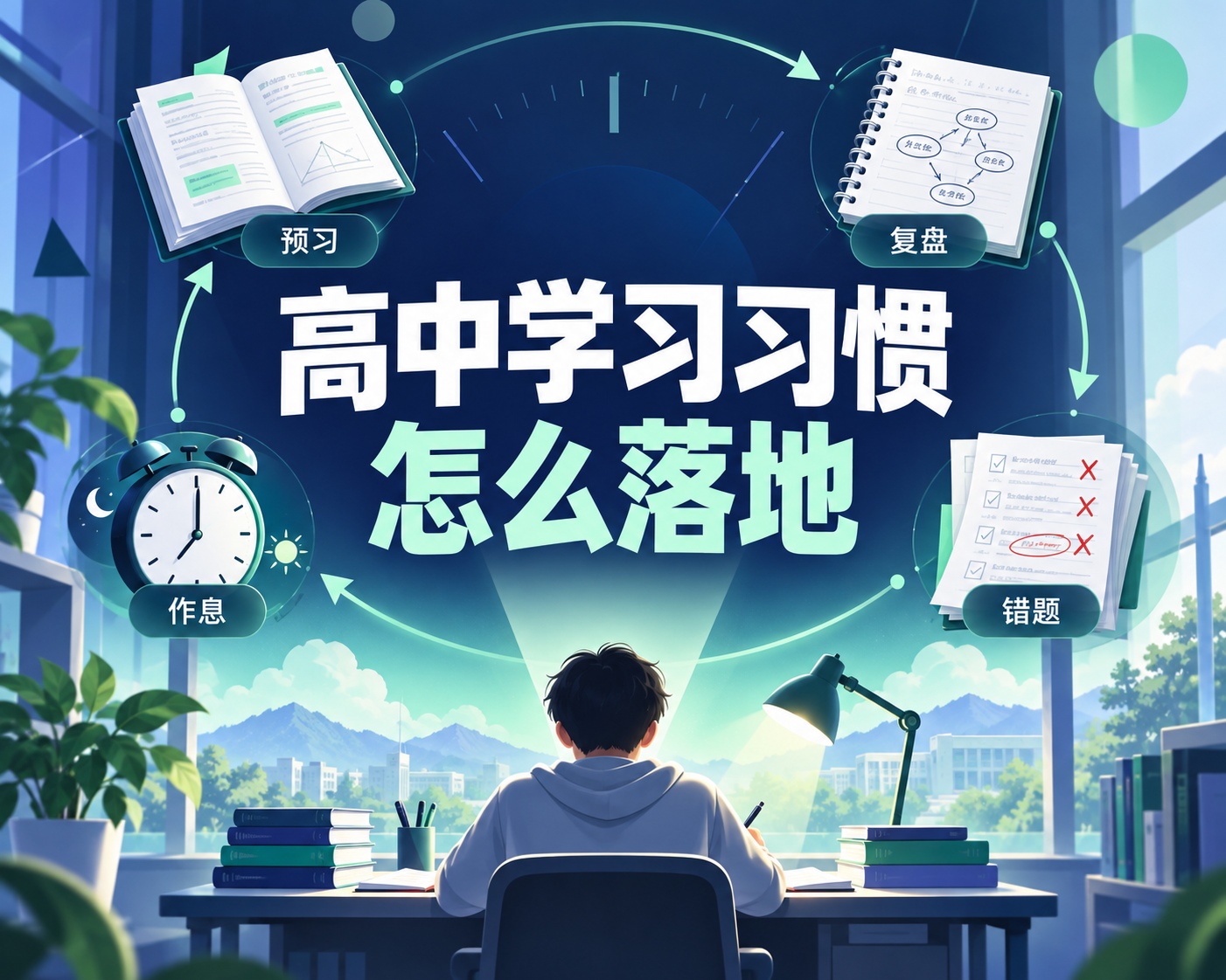 高中学习习惯怎么落地,12个动作摆脱假努力