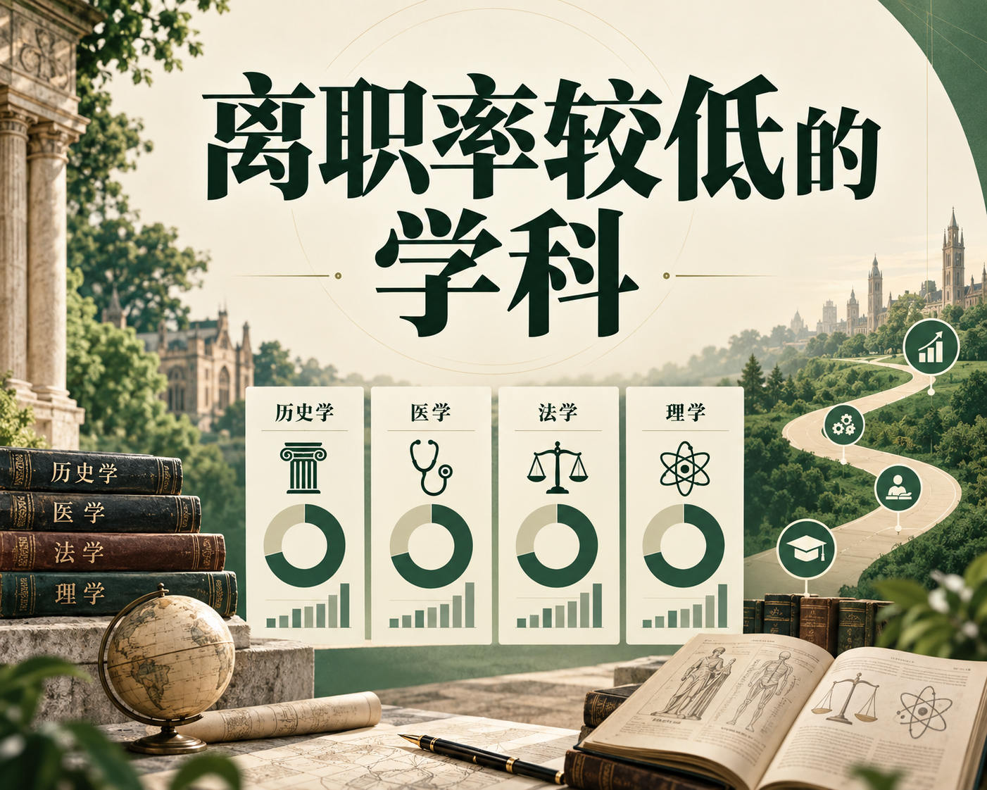 离职率较低的学科，数据背后的职业选择