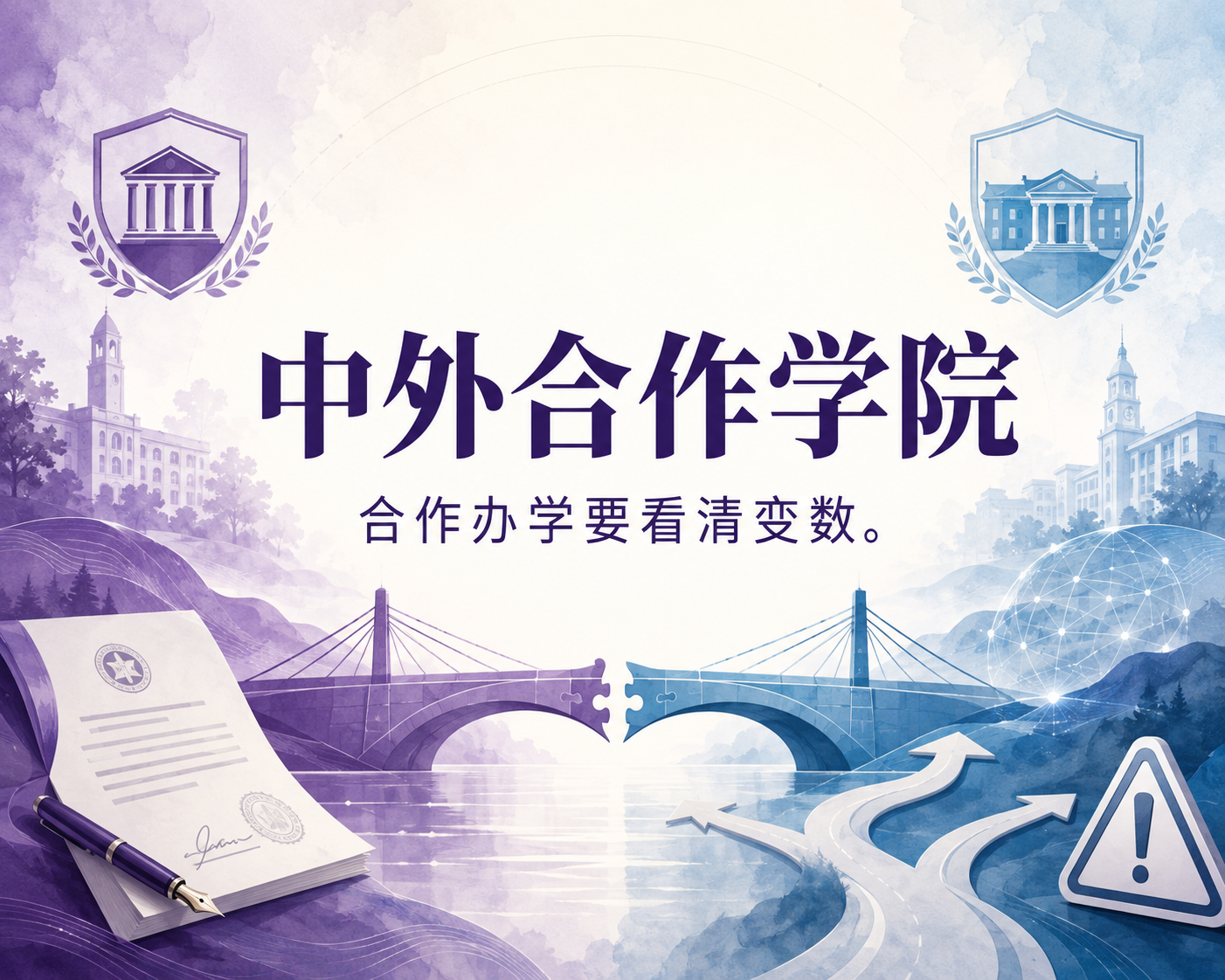 中外合作学院被要求终止，规划师要提前讲清合作办学的变数