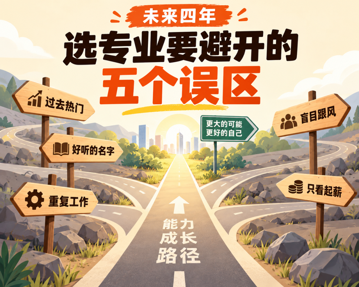 未来四年选专业要避开五个判断误区