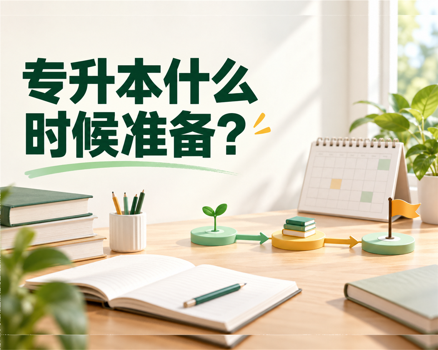 专升本什么时候准备?