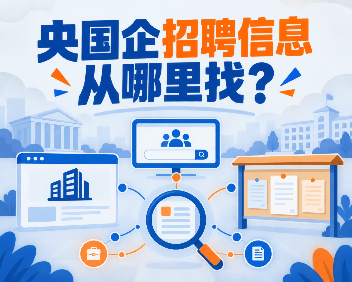 央国企招聘信息从哪里找？