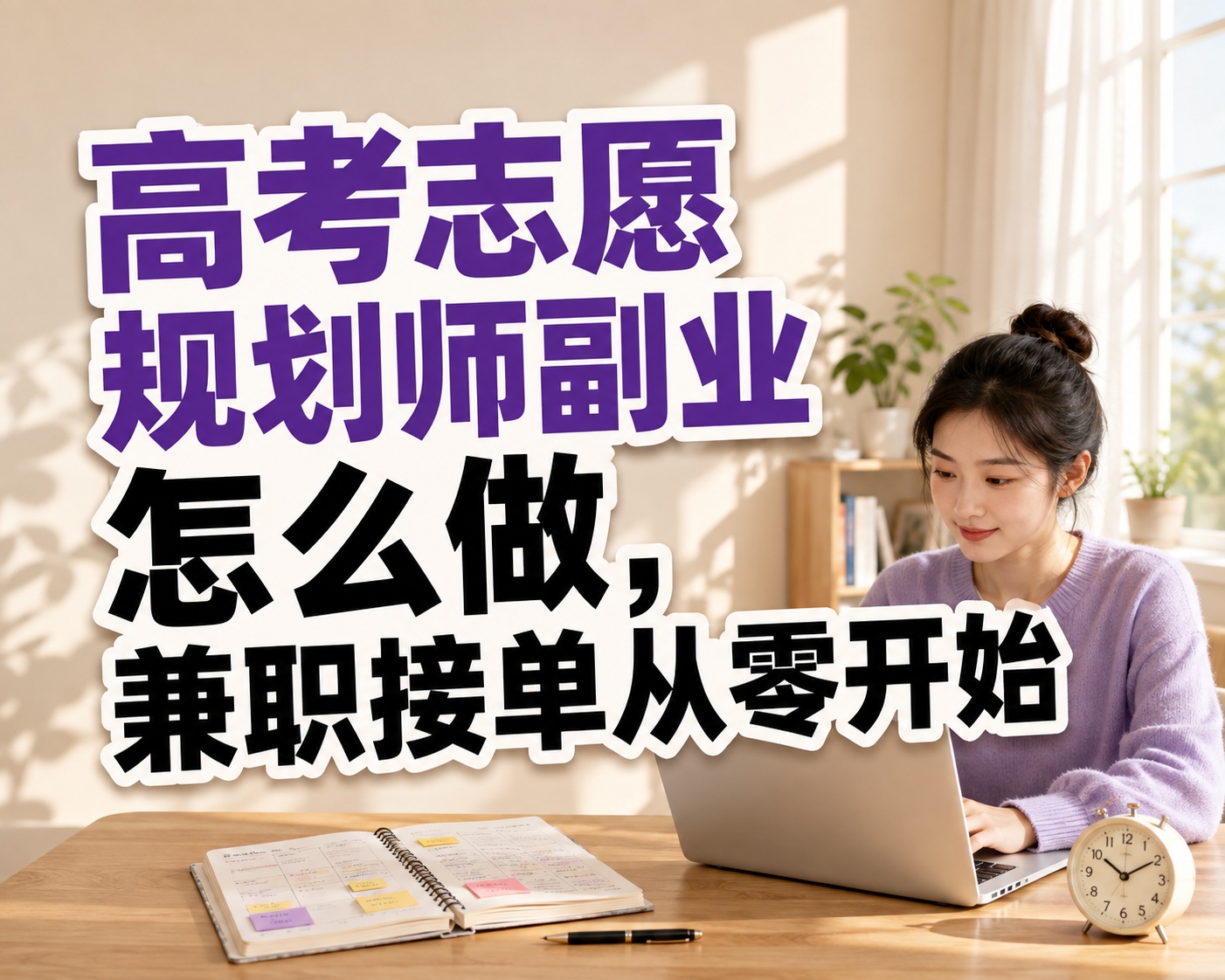 高考志愿规划师副业怎么做，兼职接单从零开始