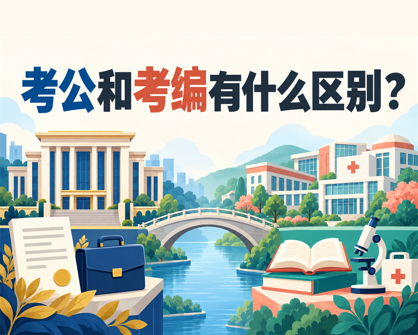 考公和考编有什么区别？