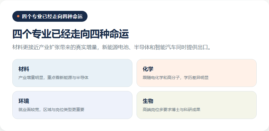 天坑专业名单该更新了，土木和材料正在走向两条路