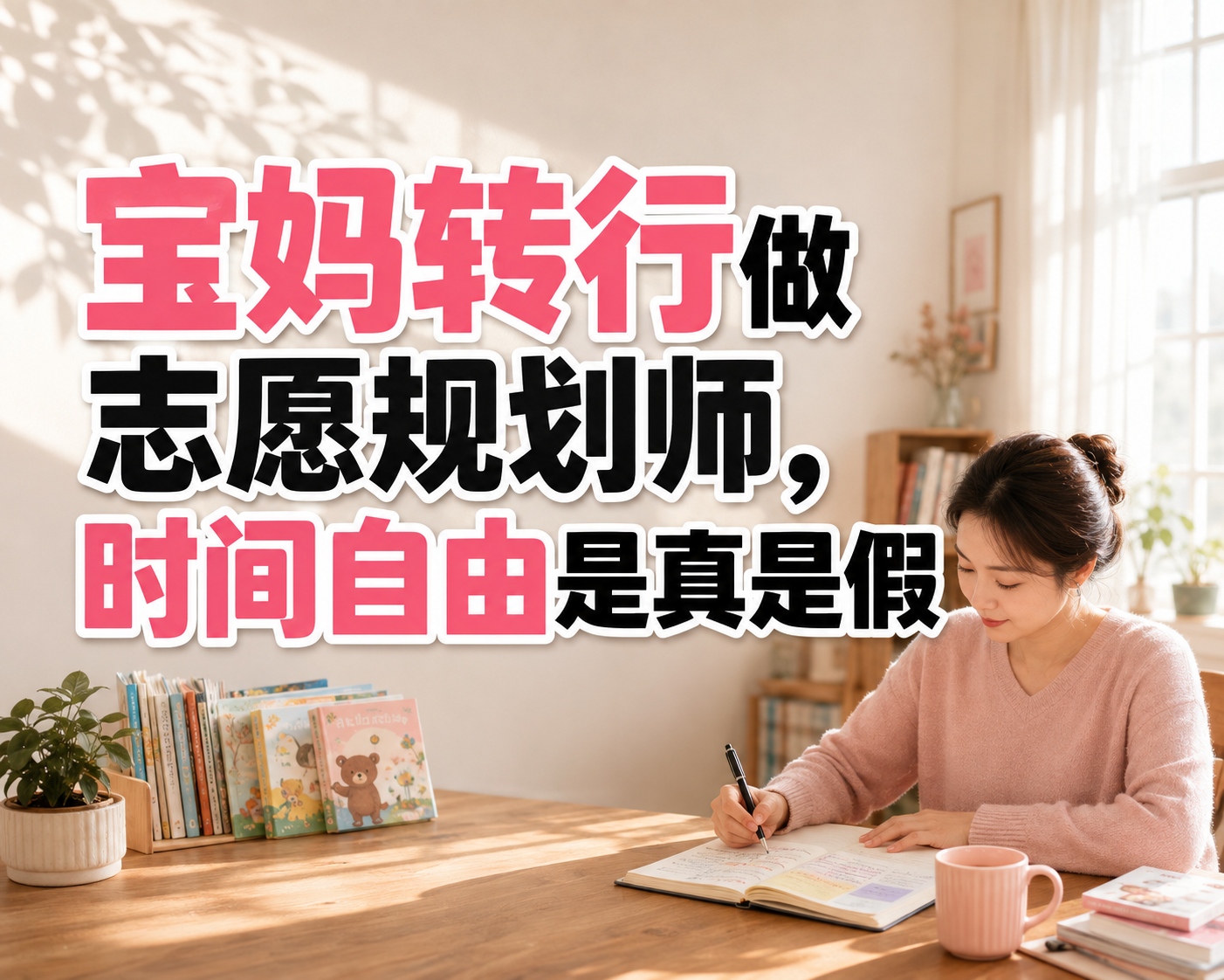 宝妈转行做志愿规划师，时间自由是真是假