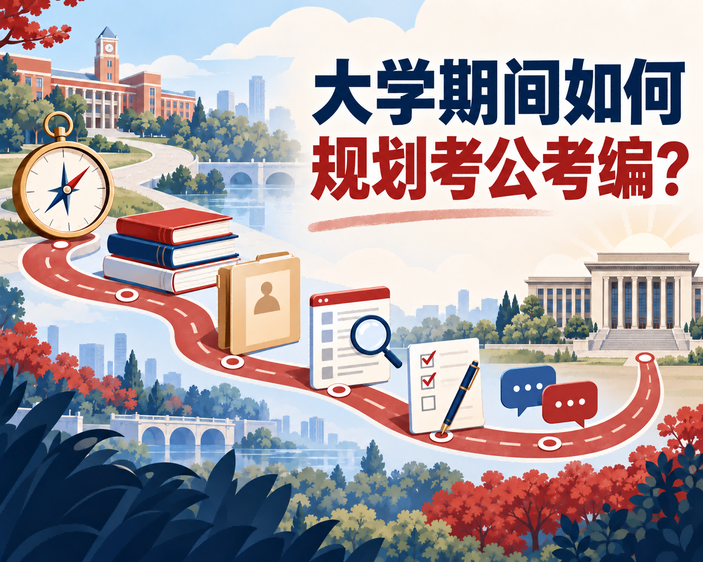 大学期间如何规划考公考编？