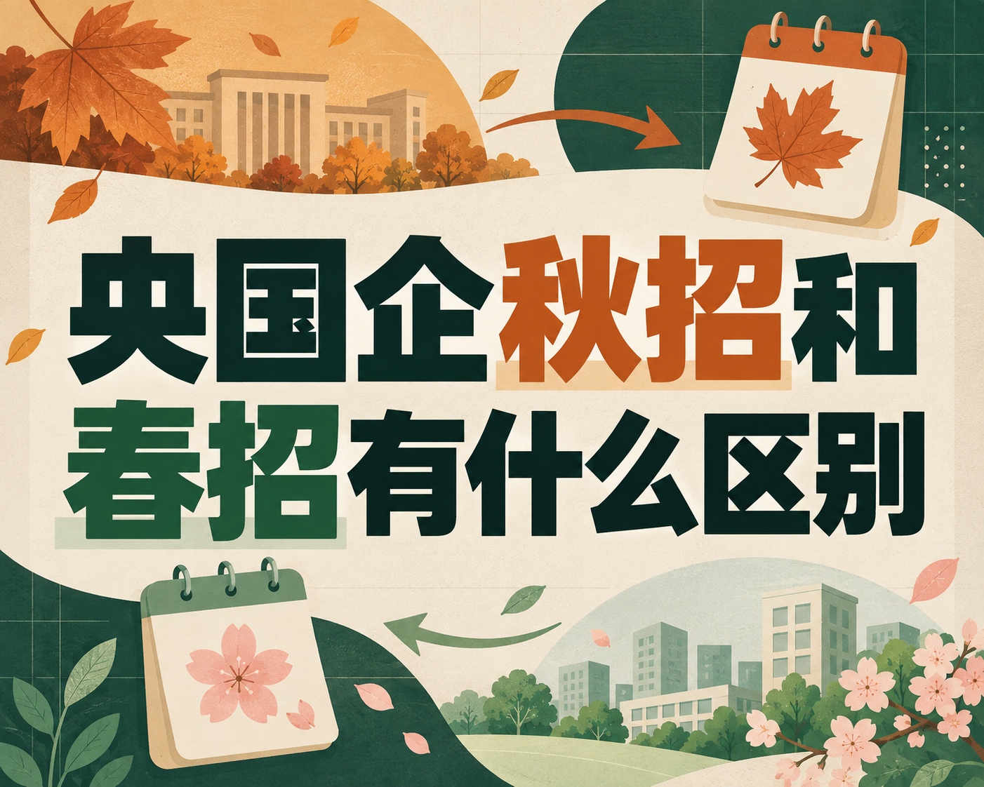 央国企秋招和春招有什么区别？