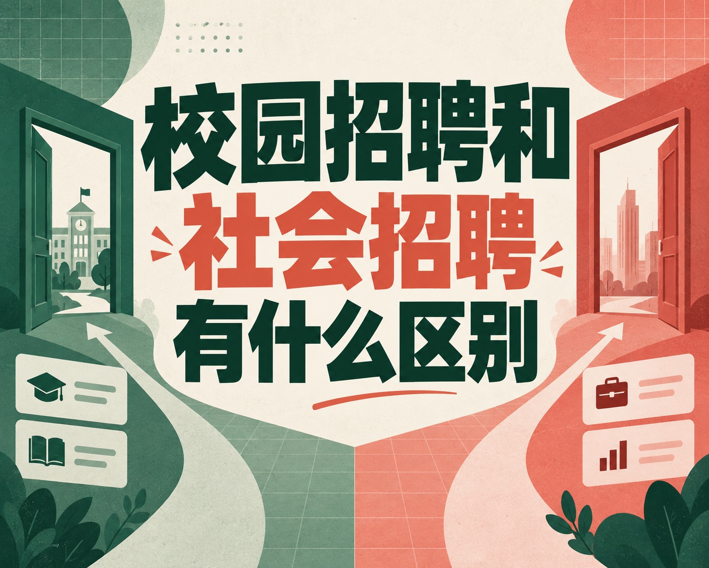 校园招聘和社会招聘有什么区别？