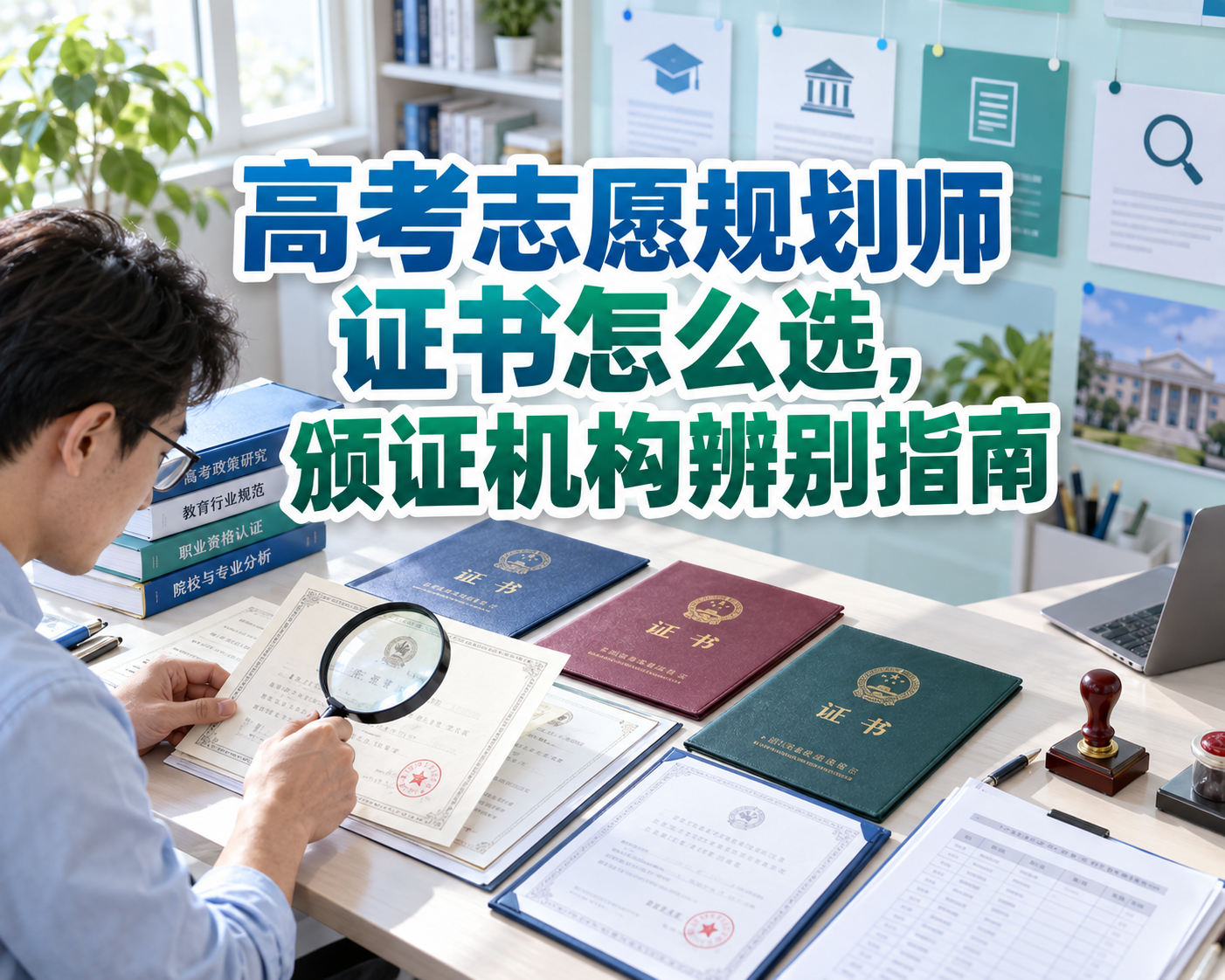 高考志愿规划师证书怎么选,颁证机构辨别指南