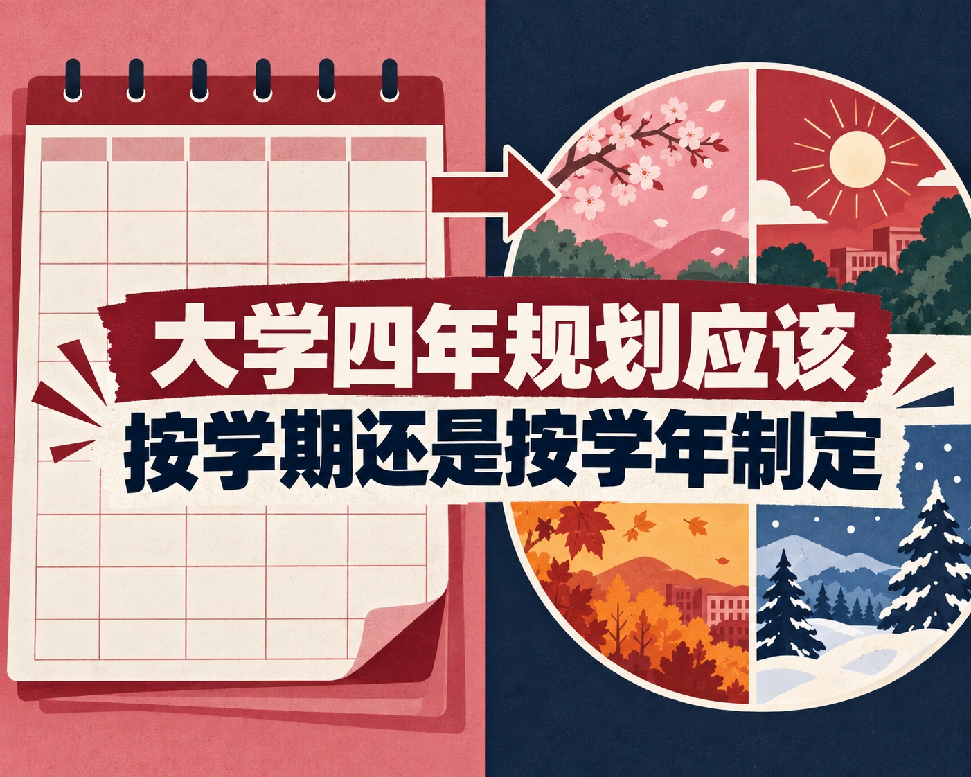 大学四年规划应该按学期还是按学年制定