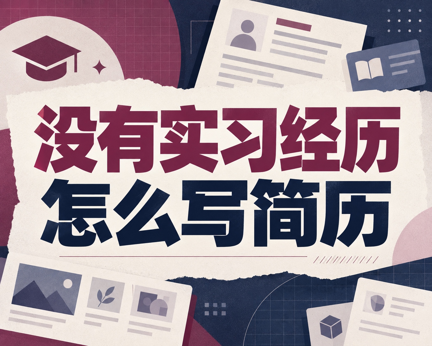 没有实习经历怎么写简历？