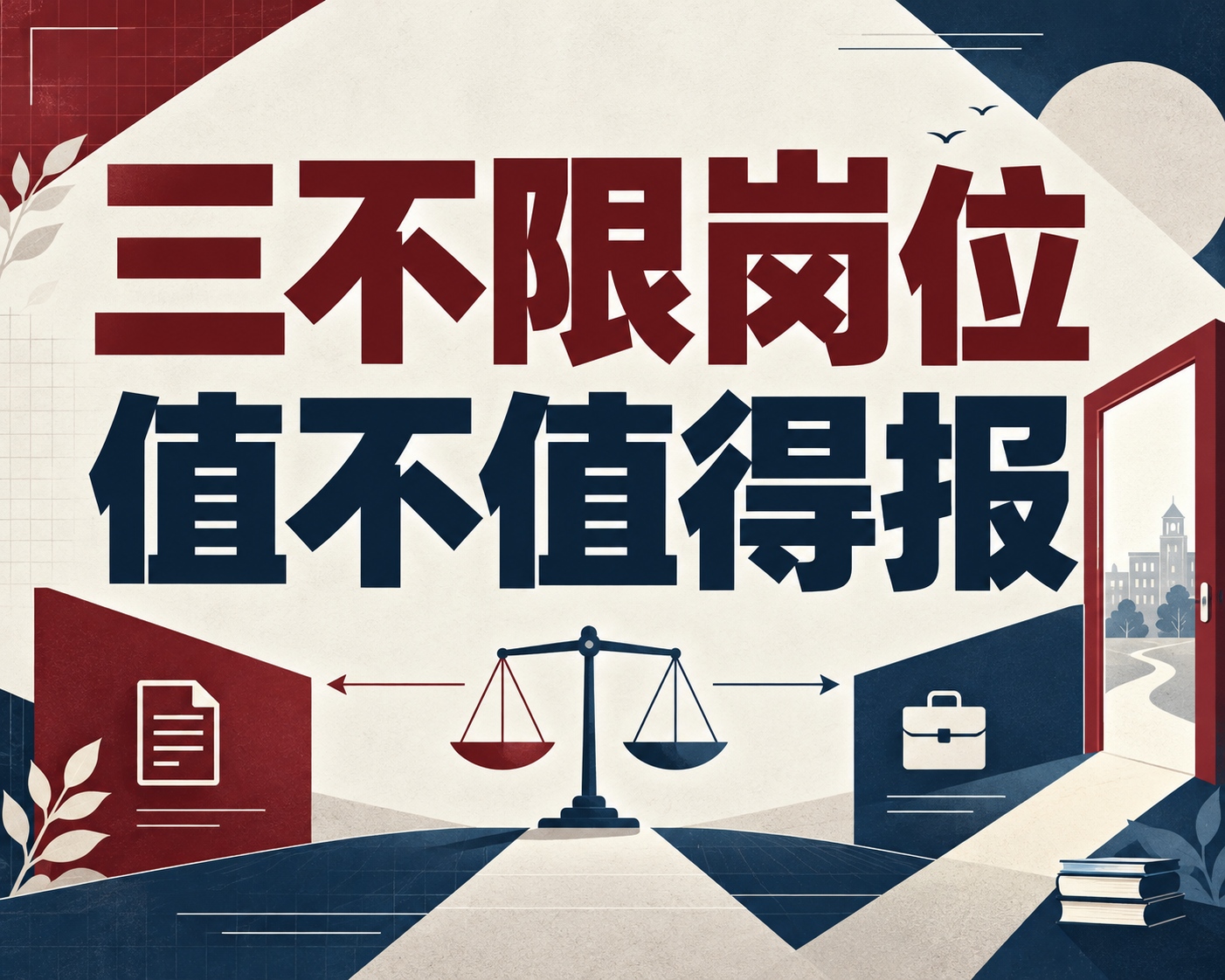三不限岗位值不值得报？