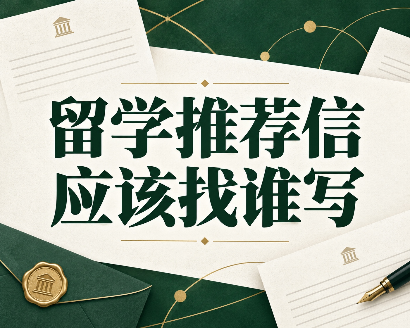 留学推荐信应该找谁写？