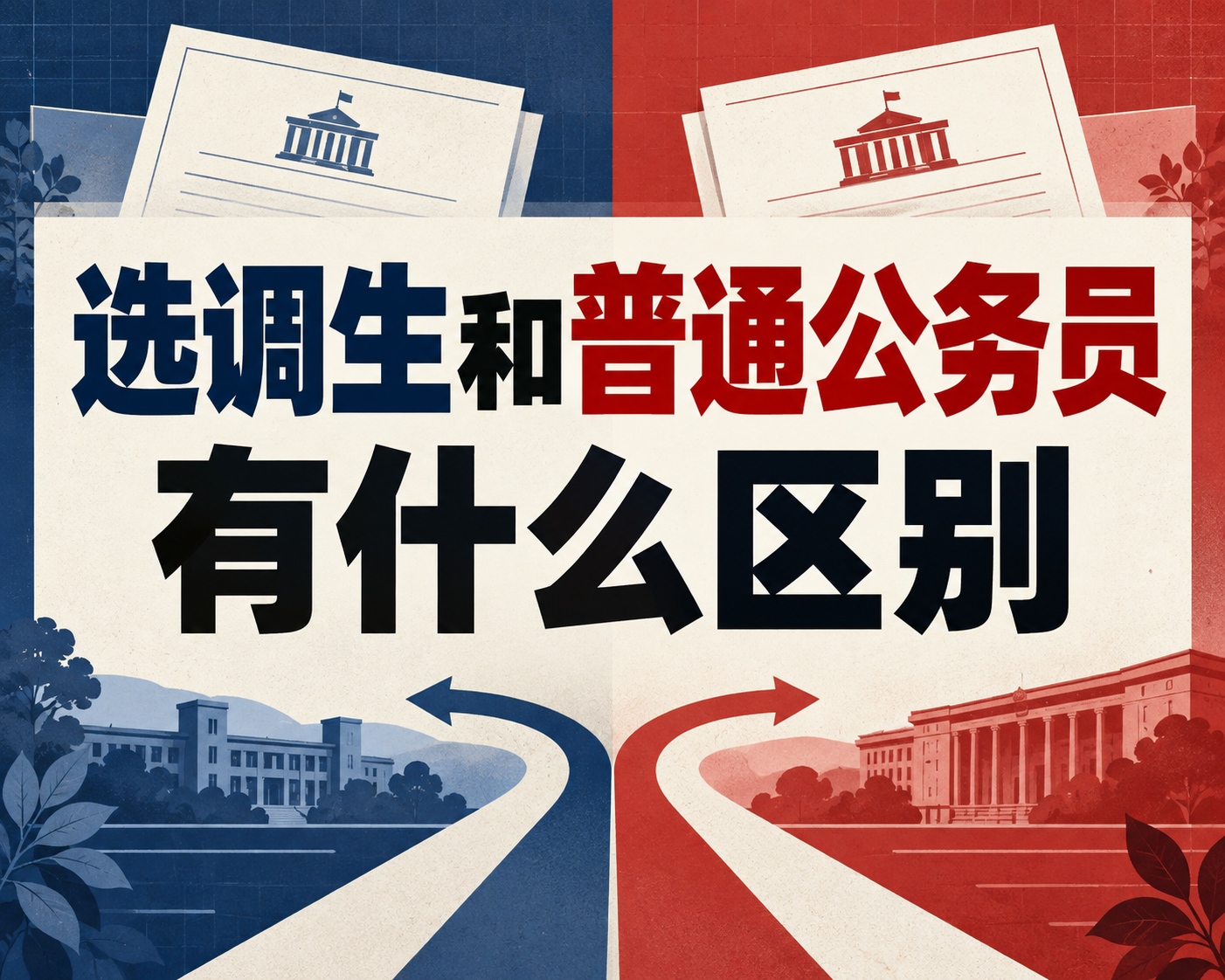 选调生和普通公务员有什么区别?