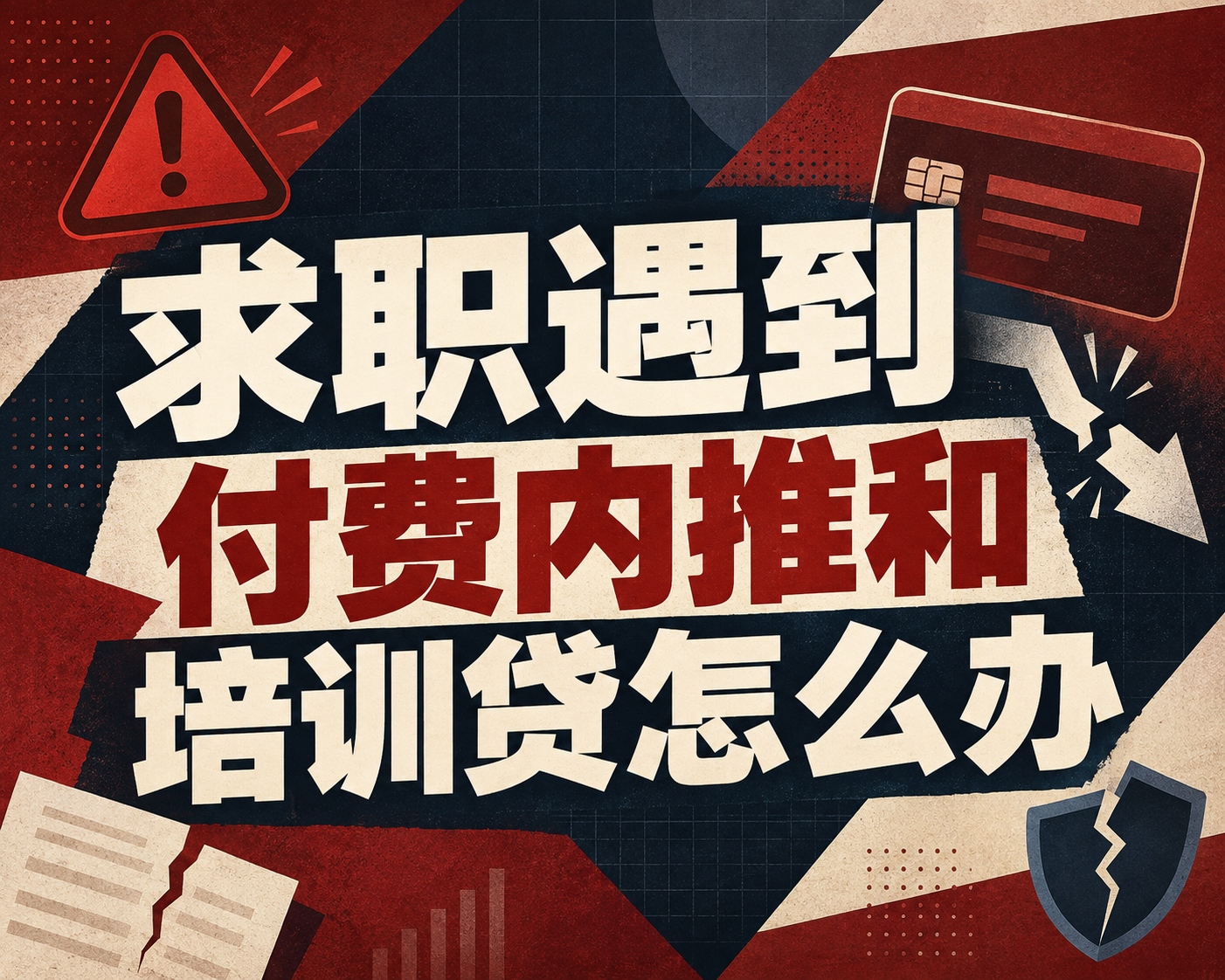 求职遇到付费内推和培训贷怎么办？