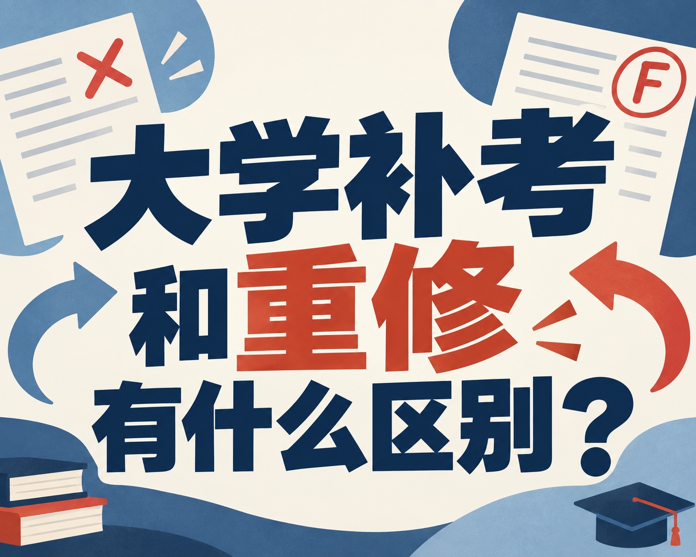 大学补考和重修有什么区别?