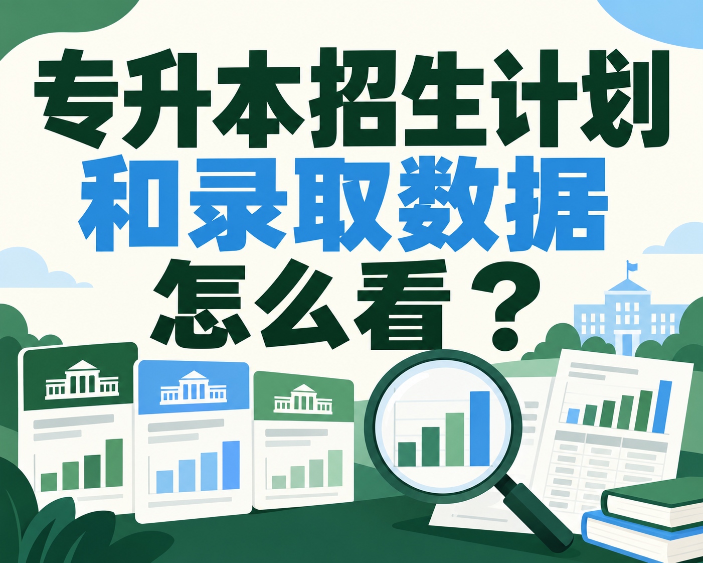 专升本招生计划和录取数据怎么看?